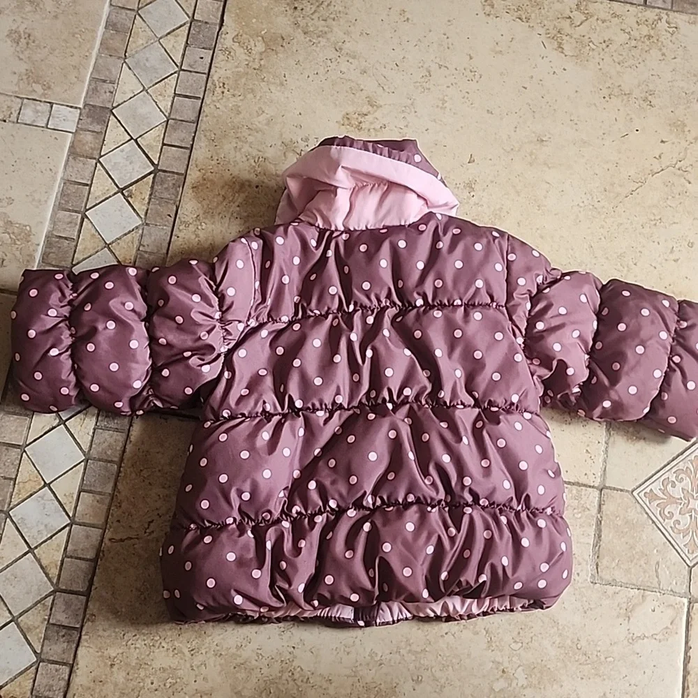 GAP Baby Polka Dot Puffer Coat